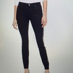 DKNY Jeans Pleather side New 24W black
